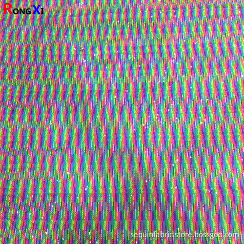 Marke Rainbow 5mm Reversible Rainbow Paillettenstoff